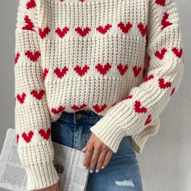 Valentine's Day Heart Sweater