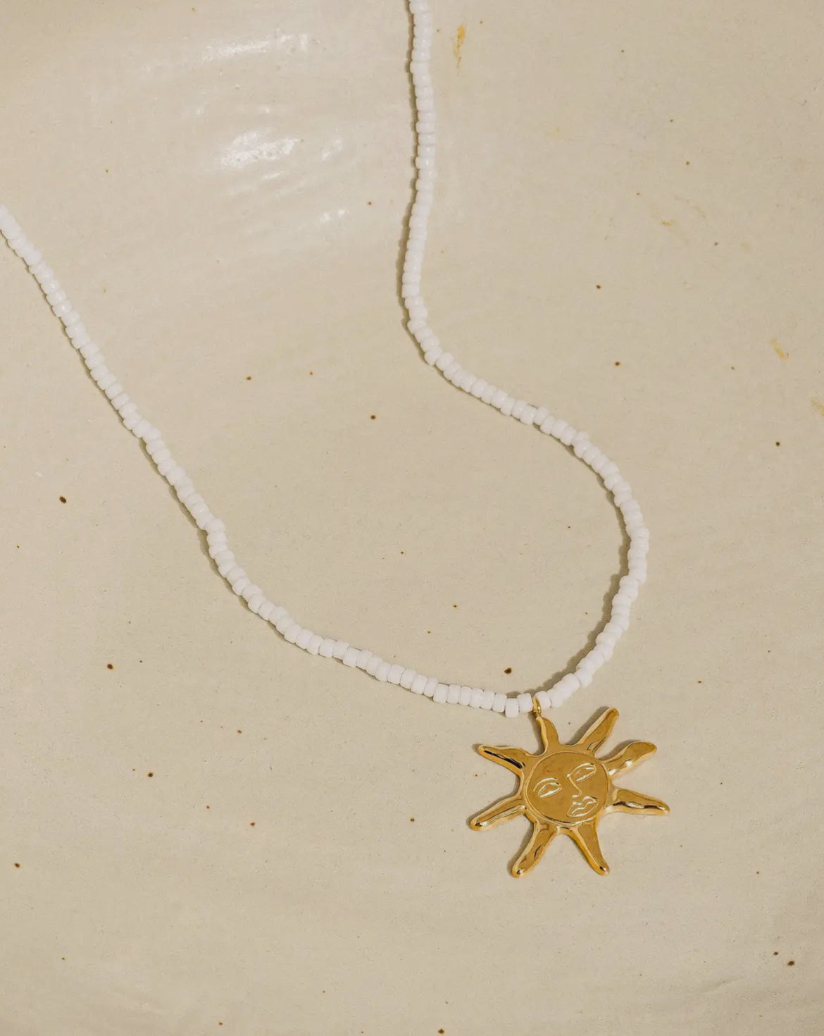 Sun Beaded Necklace