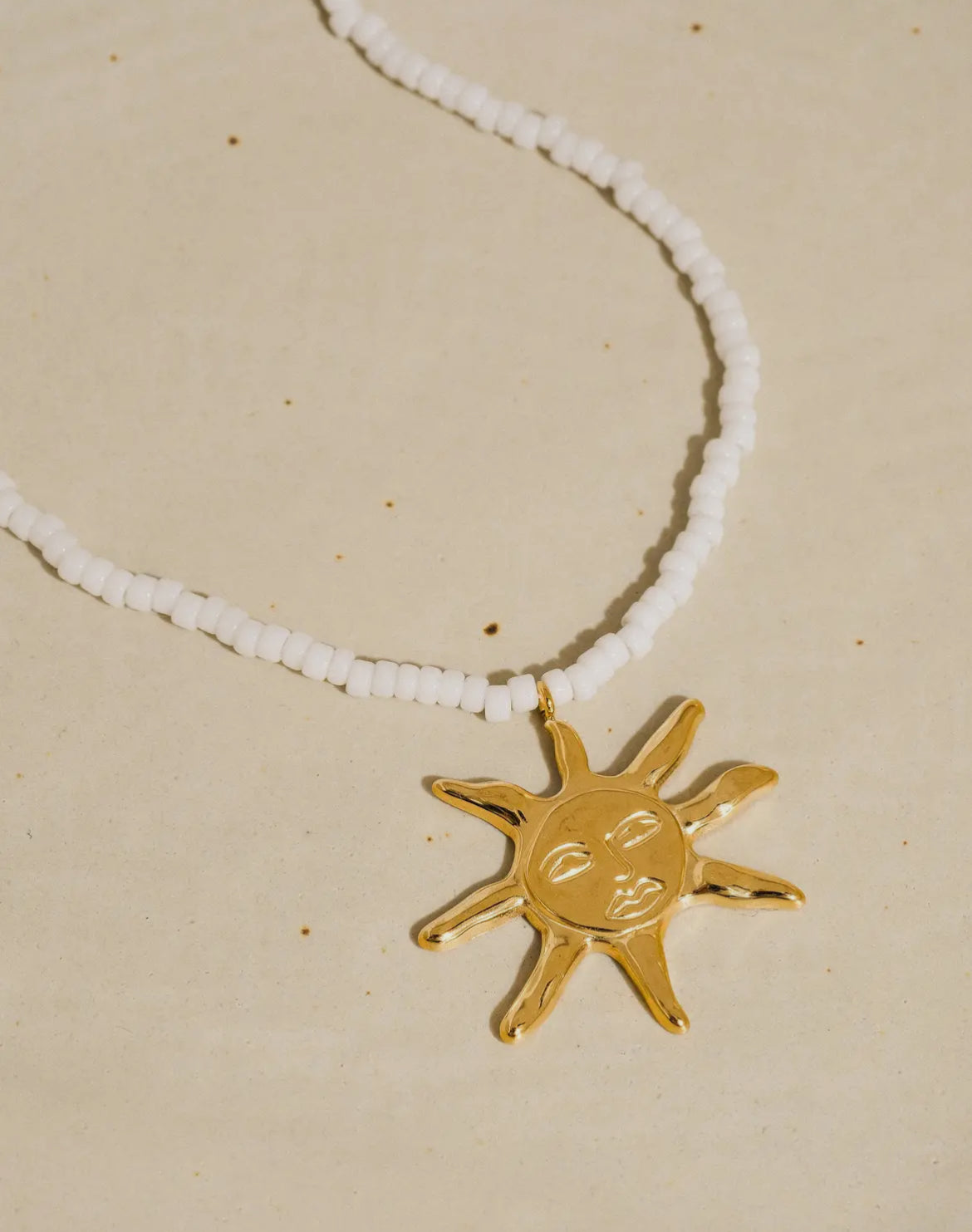 Sun Beaded Necklace