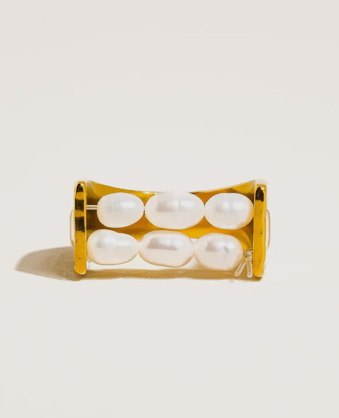 Beaded Pearl Ring