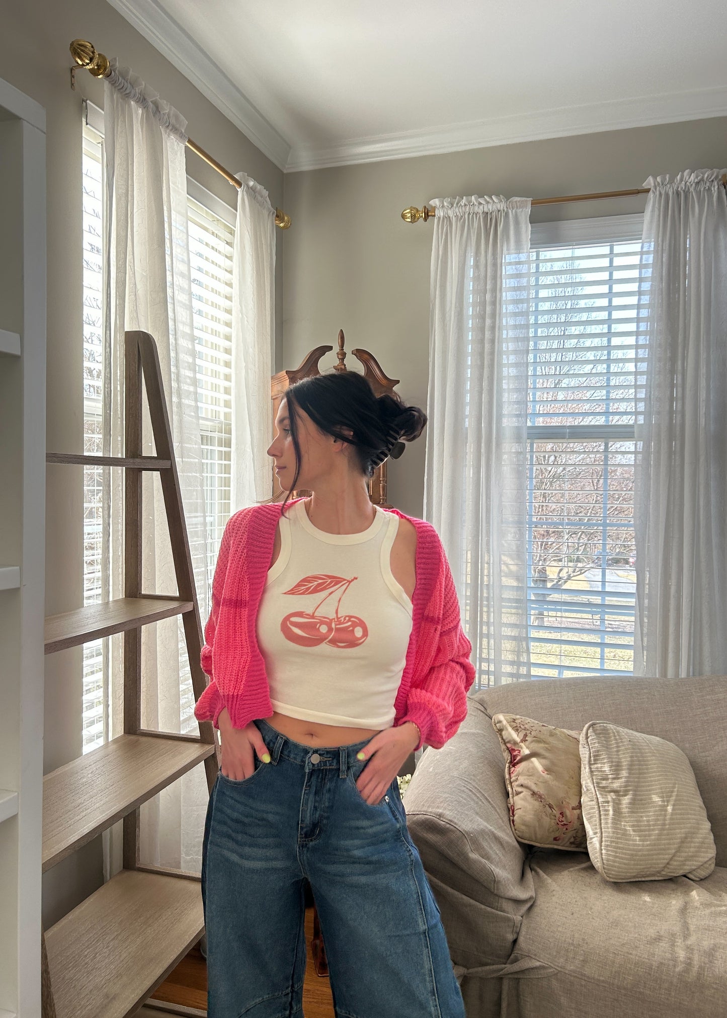Bubble Pink Cardigan