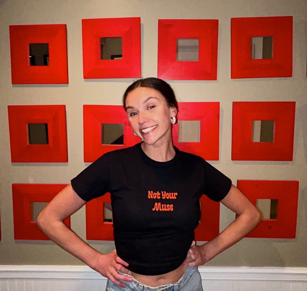 Not Your Muse Baby Tee