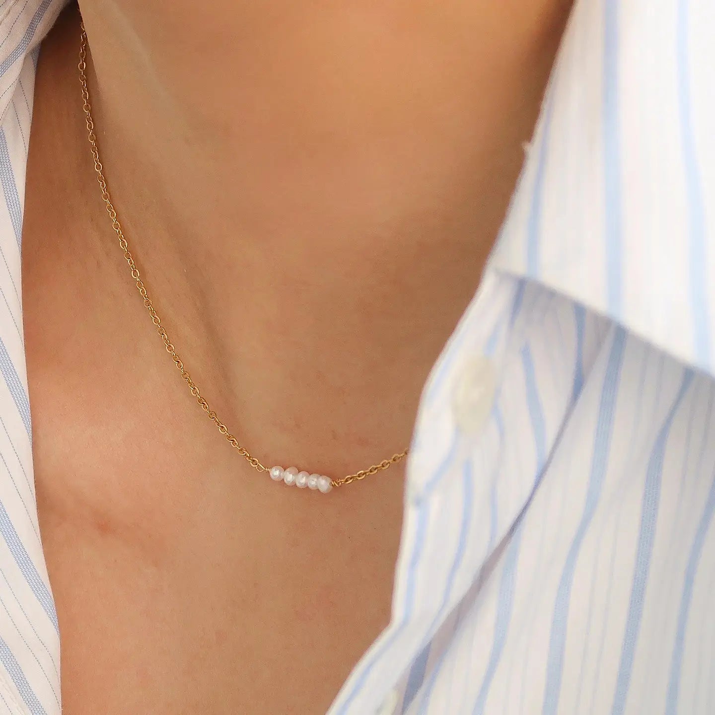 Petite Pearl Chokers